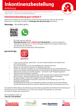 Inkobestellung ganz einfach