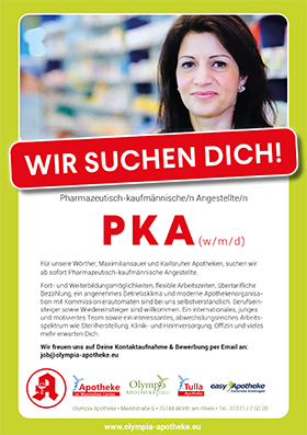 PKA gesucht.